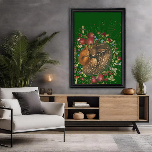 Framed fine art quality print - Pure Hearts