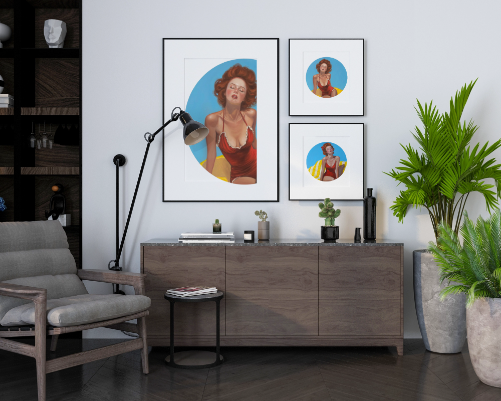 Unframed museum quality print - Saint Rémy 'Ruby'