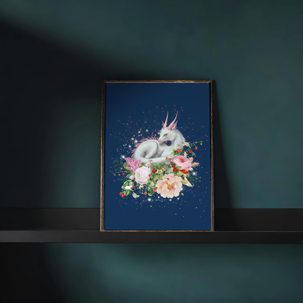 Unframed museum quality print - Fantasy in bloom