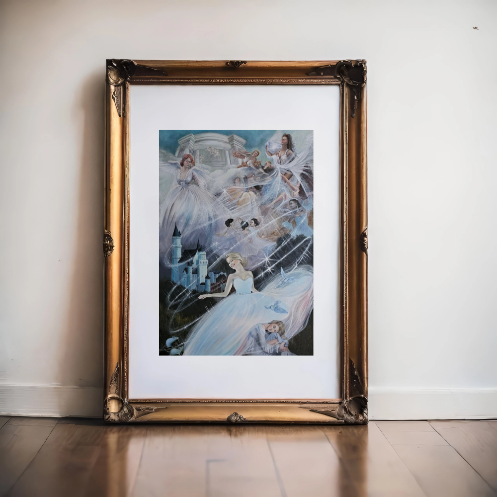 Unframed museum quality print - Cinderella, The Wish