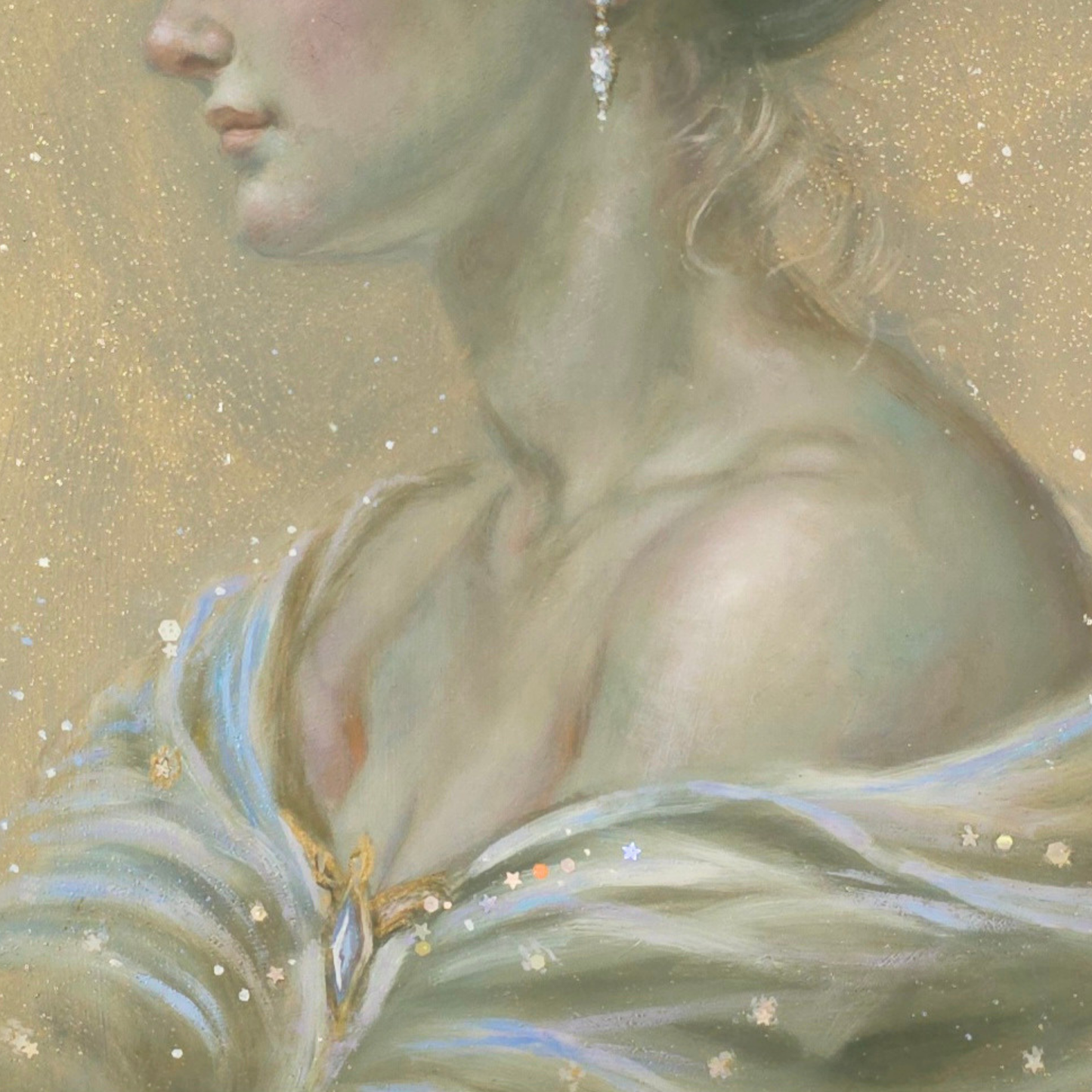 Daughter of the Moon - Masters Edition premium framed print