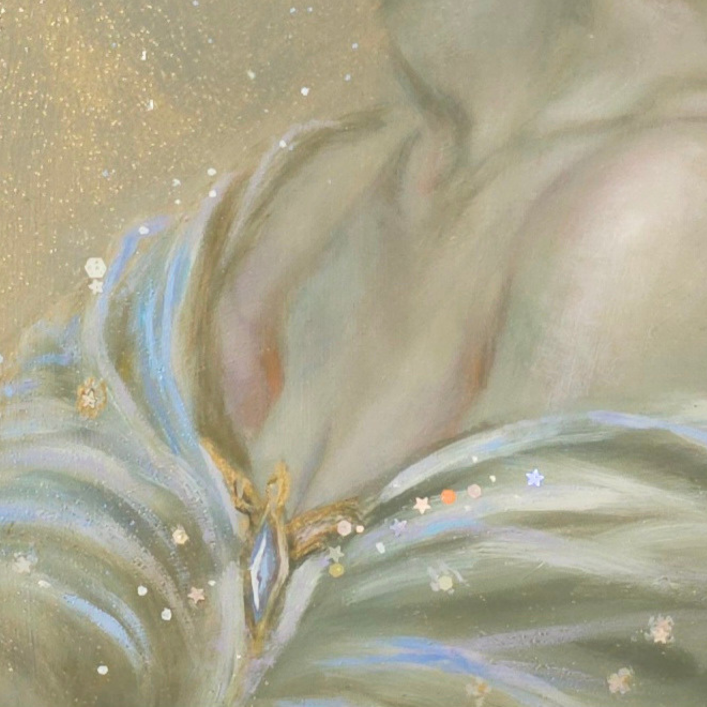Daughter of the Moon, oil painting