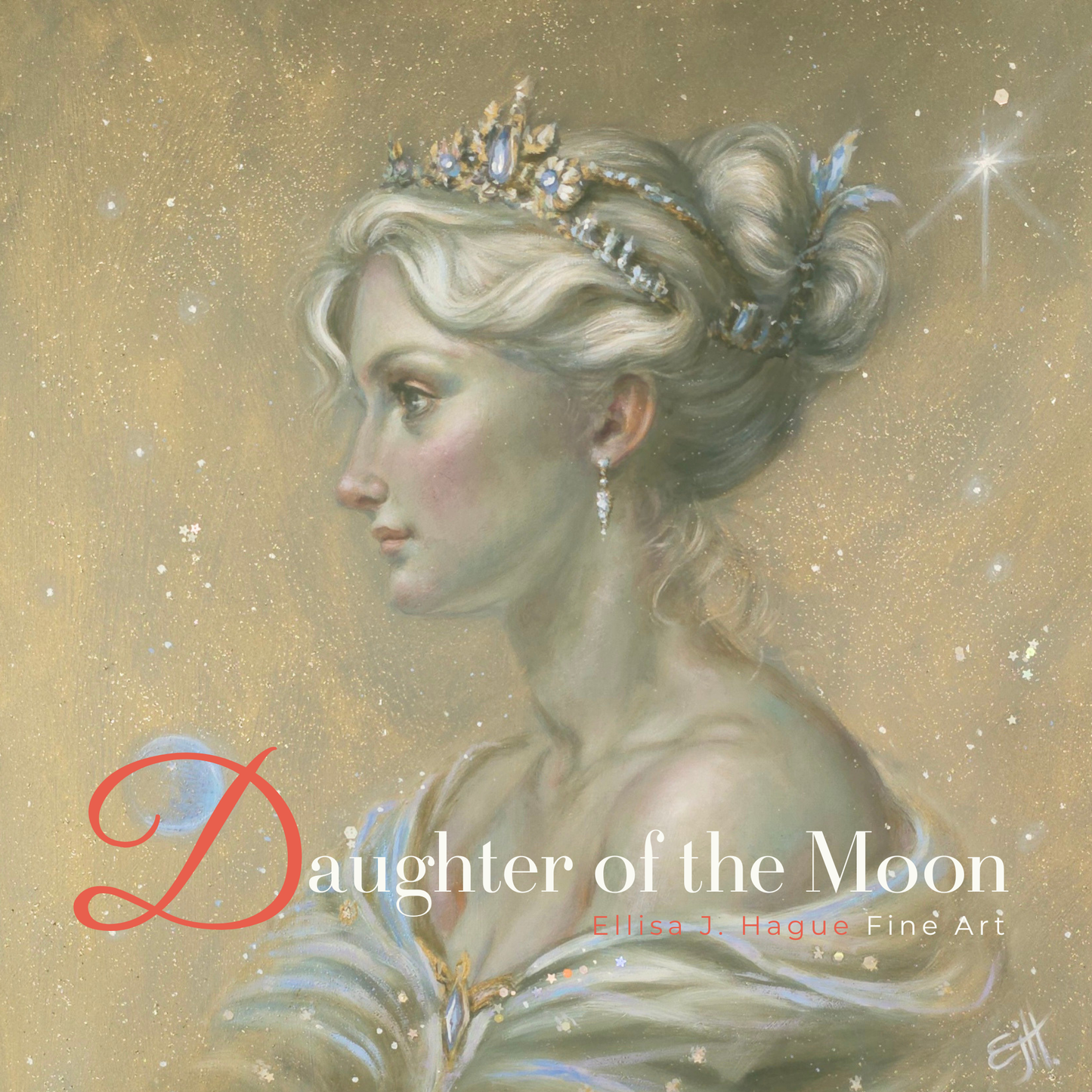 Daughter of the Moon, oil painting