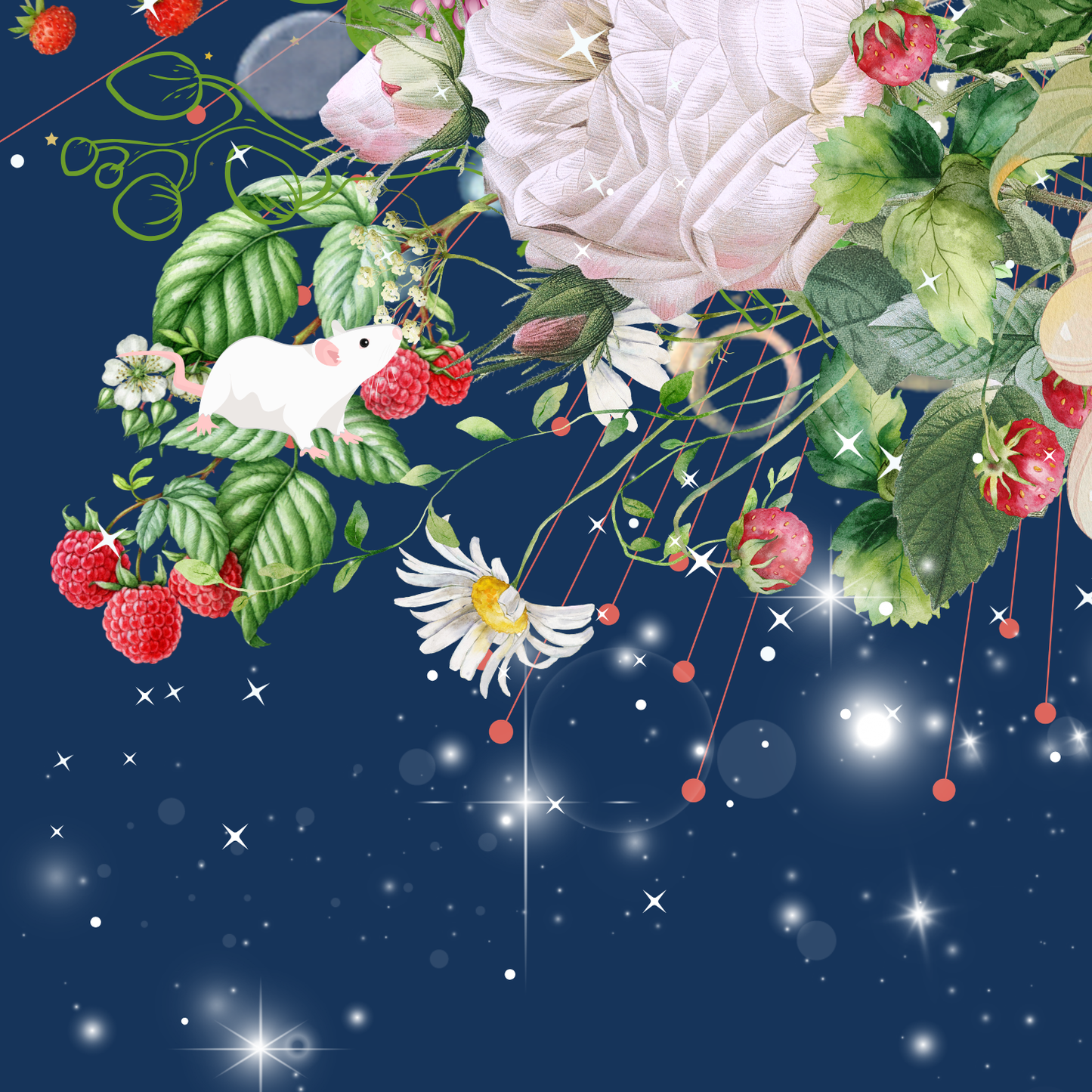 Unframed fine art quality print - Fantasy in bloom