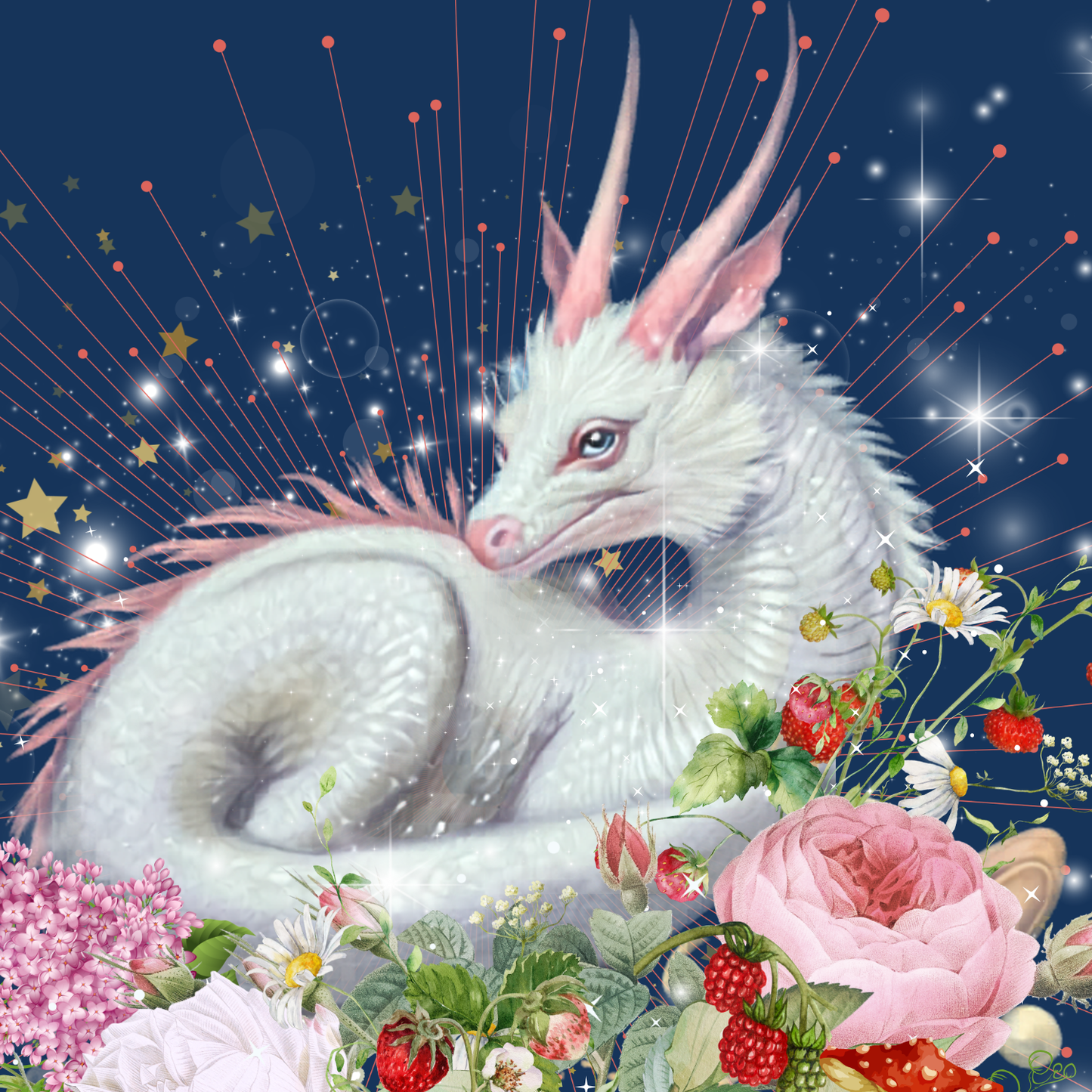 Unframed fine art quality print - Fantasy in bloom