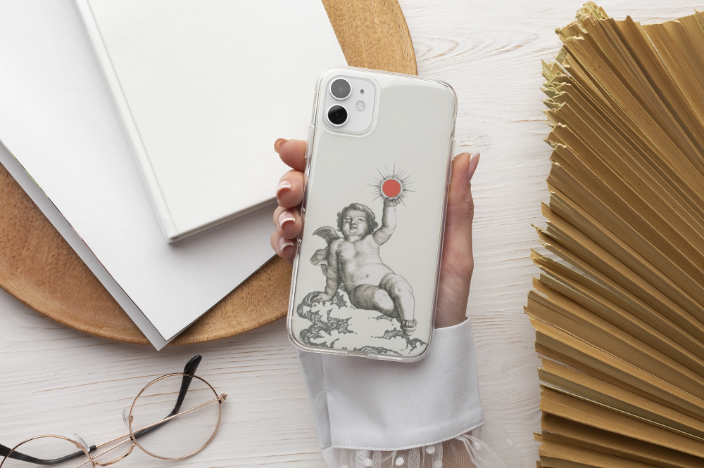 Merry Cherubs slim iPhone case