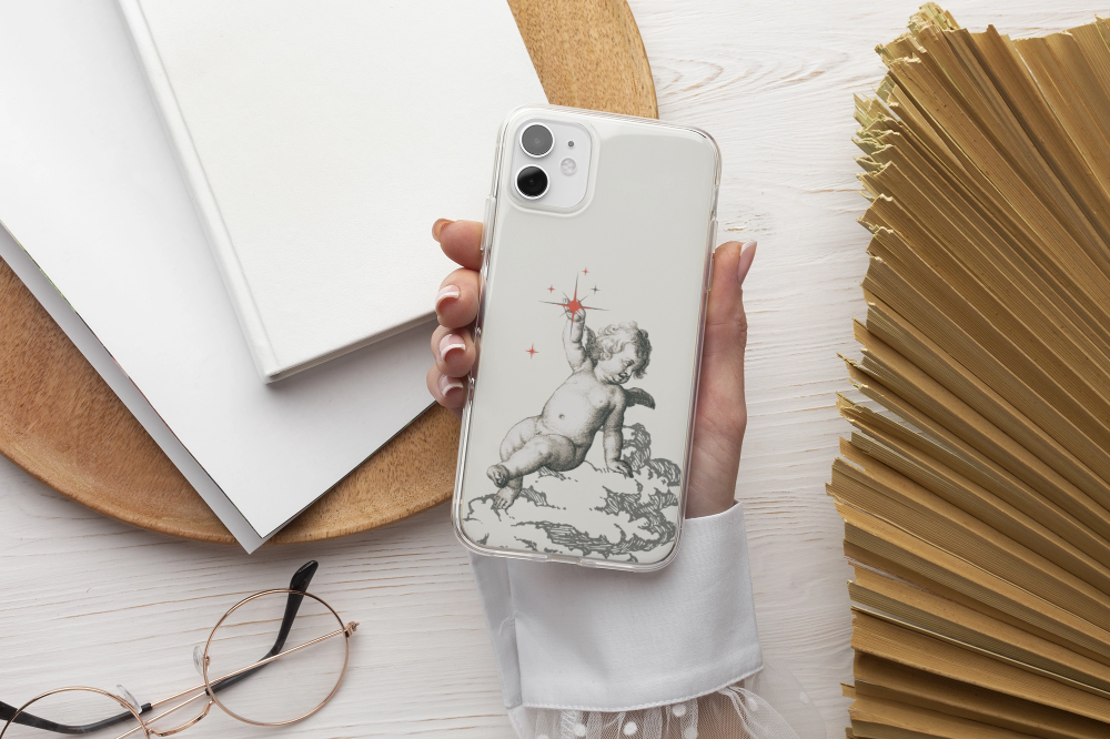 Merry Cherubs slim iPhone case
