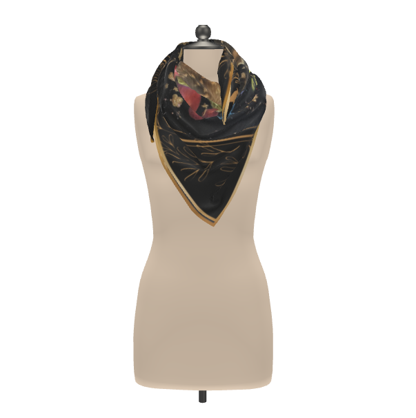 Pure Hearts Silk Scarf