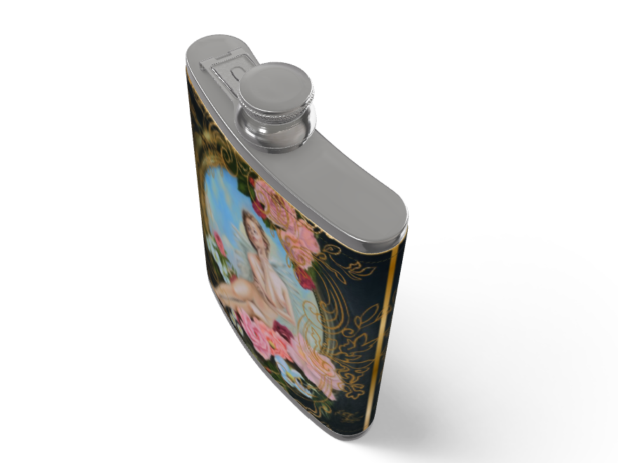 Seraphina Leather Hip Flask