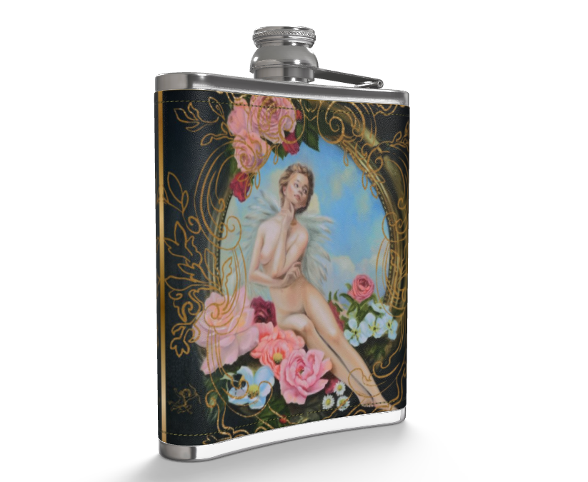 Seraphina Leather Hip Flask