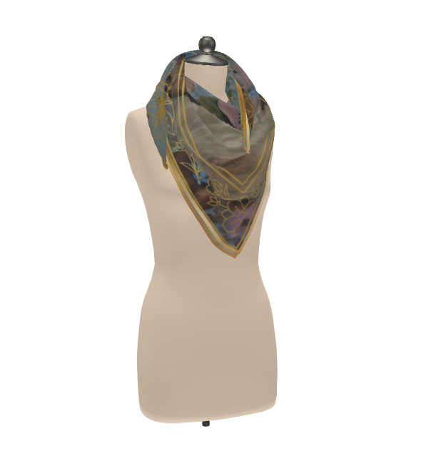 Baby and the bee Silk Scarf