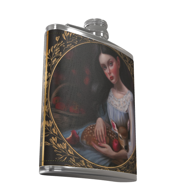 Stolen Souls Leather Hip Flask