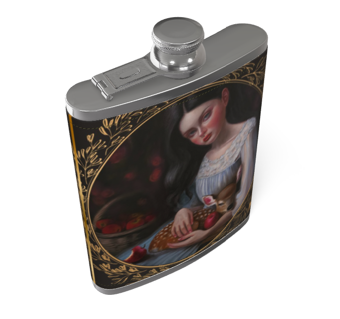 Stolen Souls Leather Hip Flask