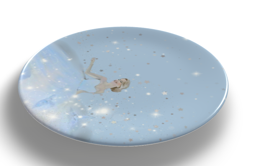 Cinderella Bone China Plate