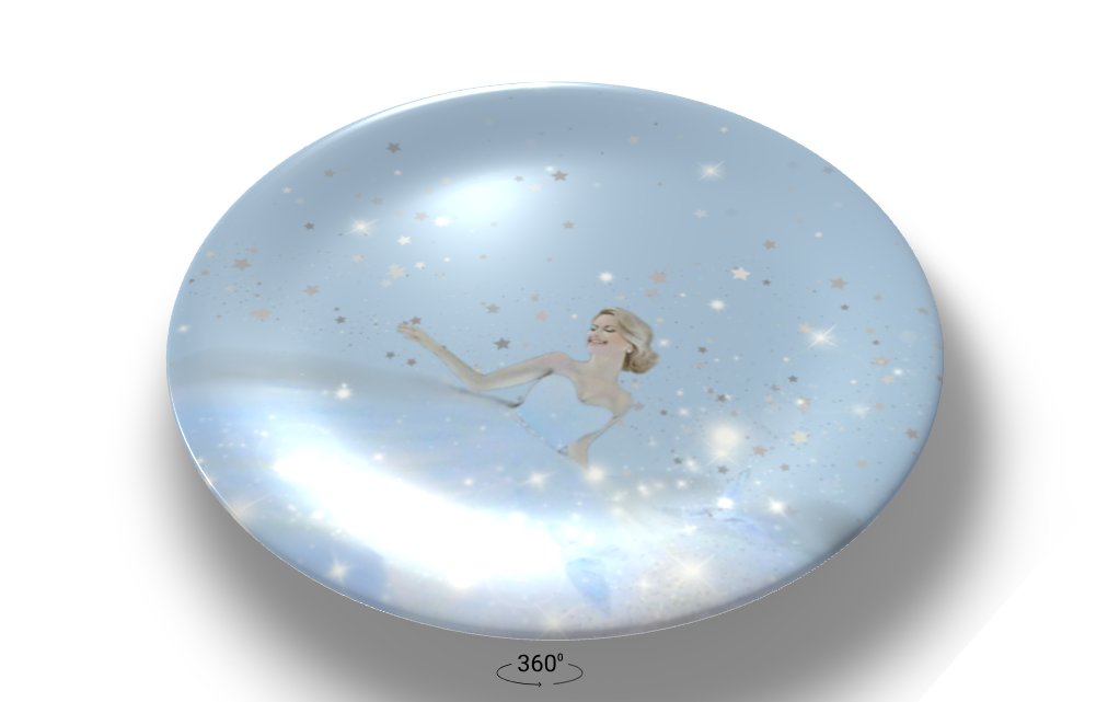 Cinderella Bone China Plate