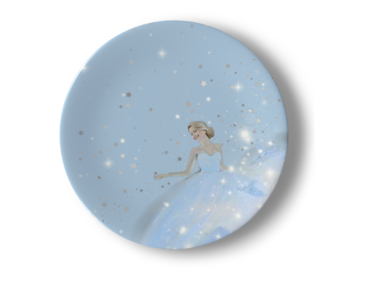 Cinderella Bone China Plate