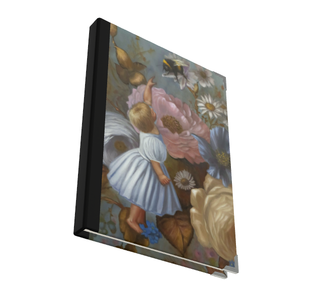 Baby and the bee 2025 Luxury Satin Covered Diary