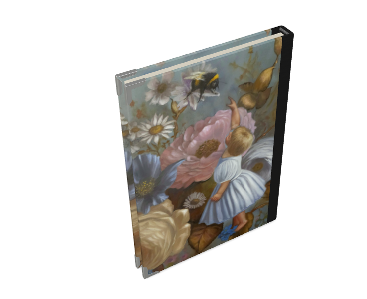 Baby and the bee 2025 Luxury Satin Covered Diary