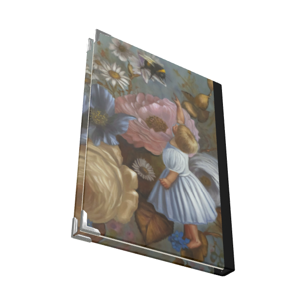 Baby and the bee 2025 Luxury Satin Covered Diary