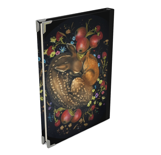 Pure Hearts 2025 Luxury Satin Covered Diary