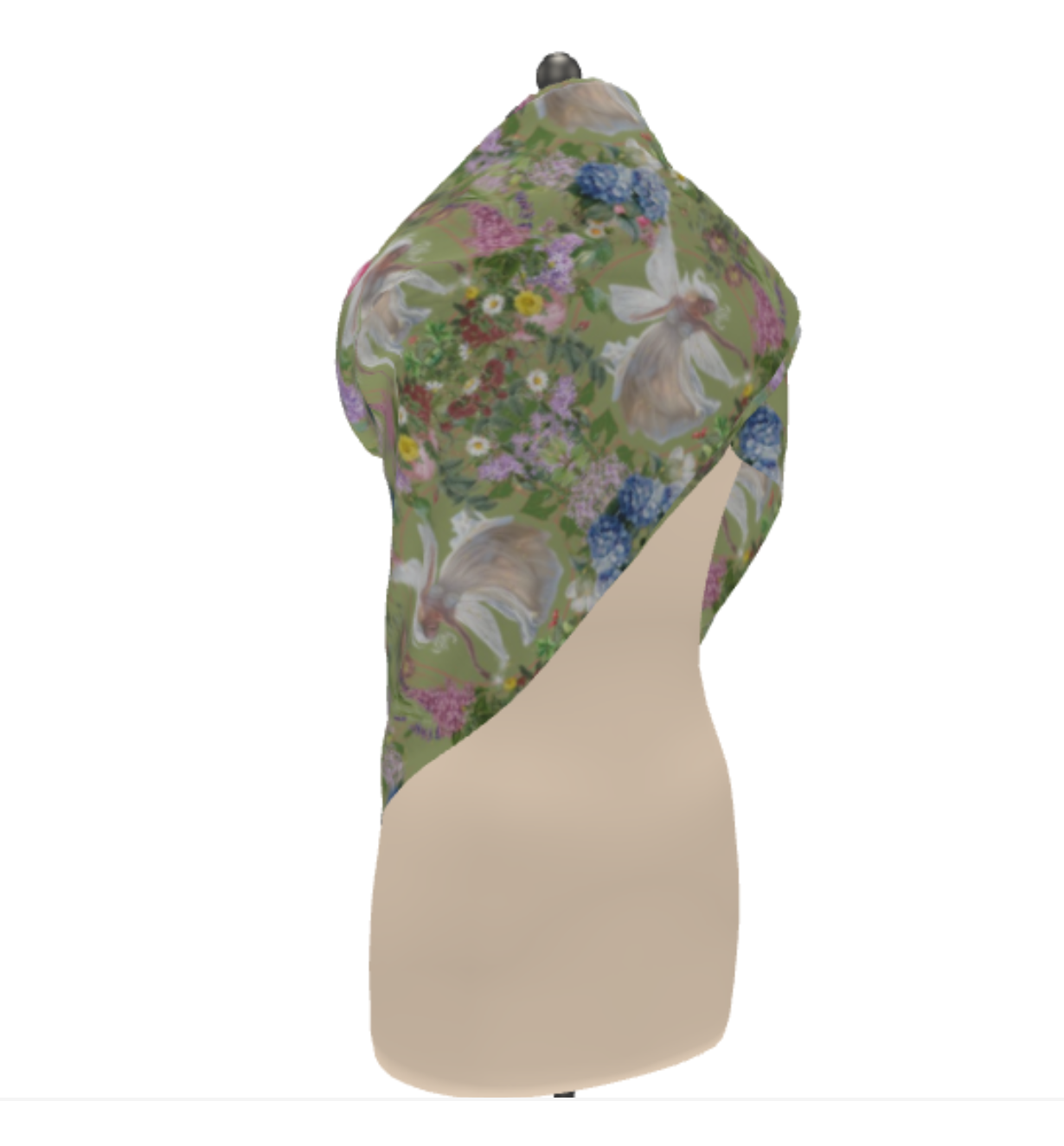 Silk sensation scarf - le belle fée