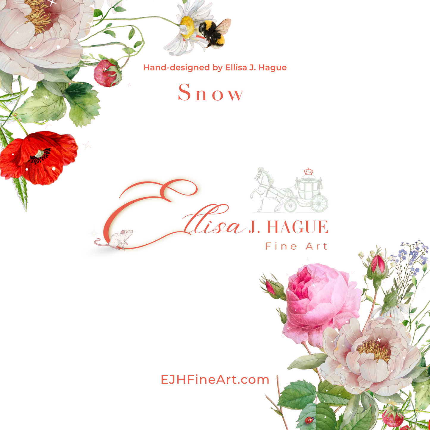 10 blank cards with envelopes - Essence Collection