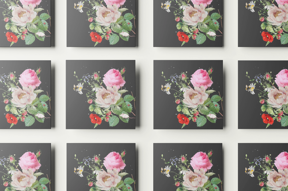 10 blank cards with envelopes - Essence Midnight