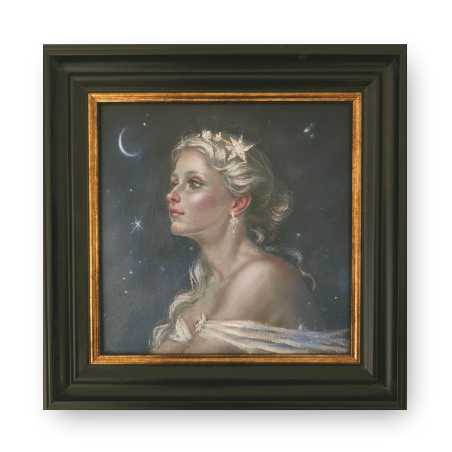Stargazer, oil painting