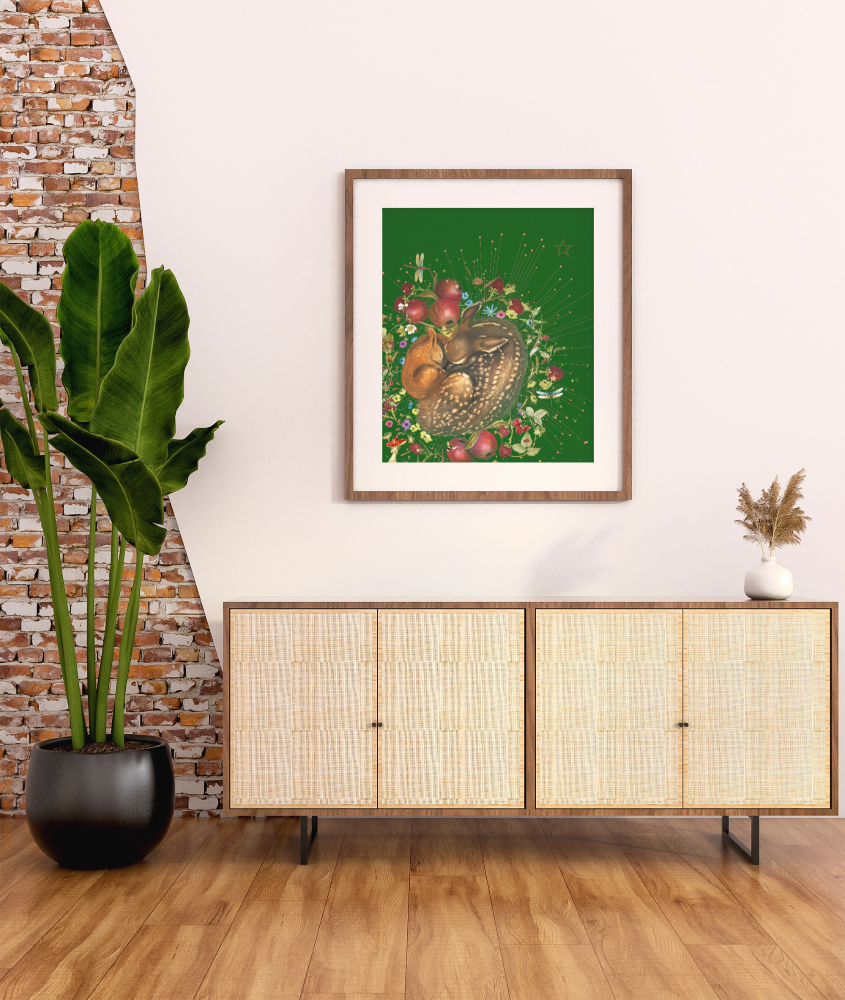 Unframed fine art quality print - Pure Hearts