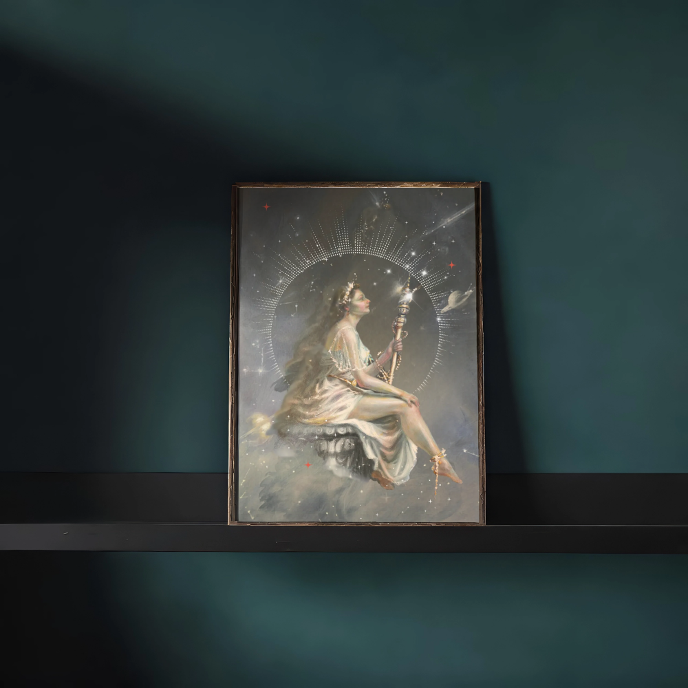Gloriana framed print