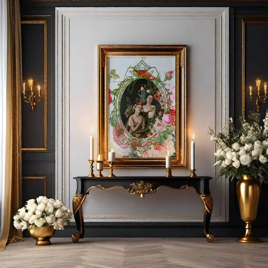 Unframed museum quality print - Mesdemoiselles Sabine et Margaux