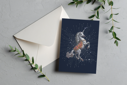 10 blank cards with envelopes.  Palace of Beasts: Thessalune