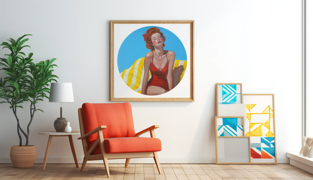 Unframed museum quality print - Saint Rémy 'Ruby'