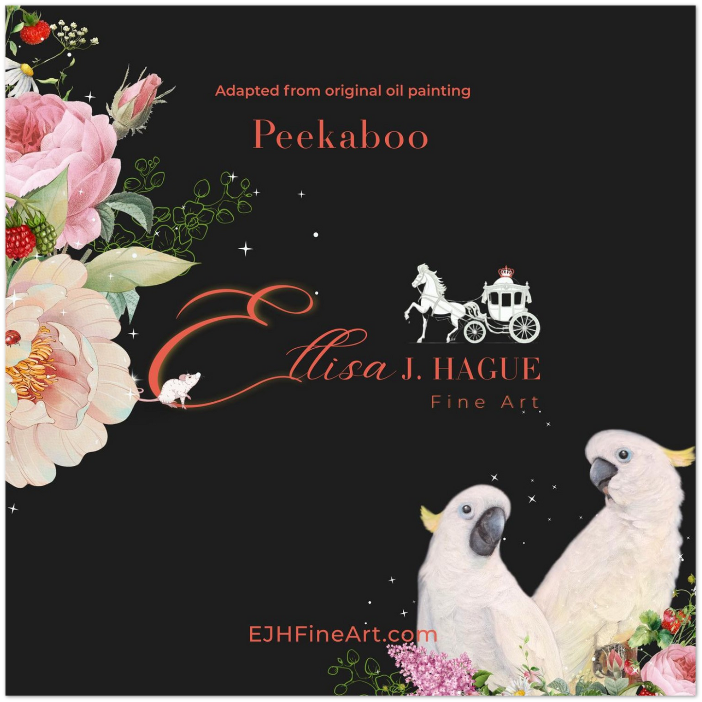10 blank cards with envelopes - Peekaboo Collection