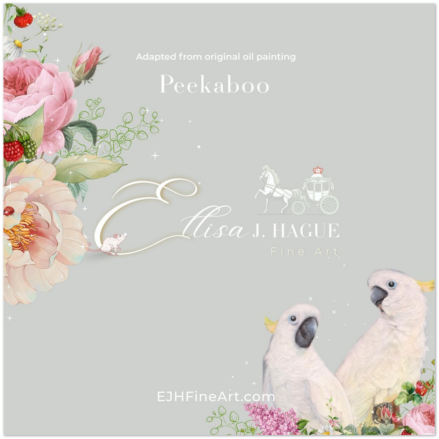 10 blank cards with envelopes - Peekaboo Collection