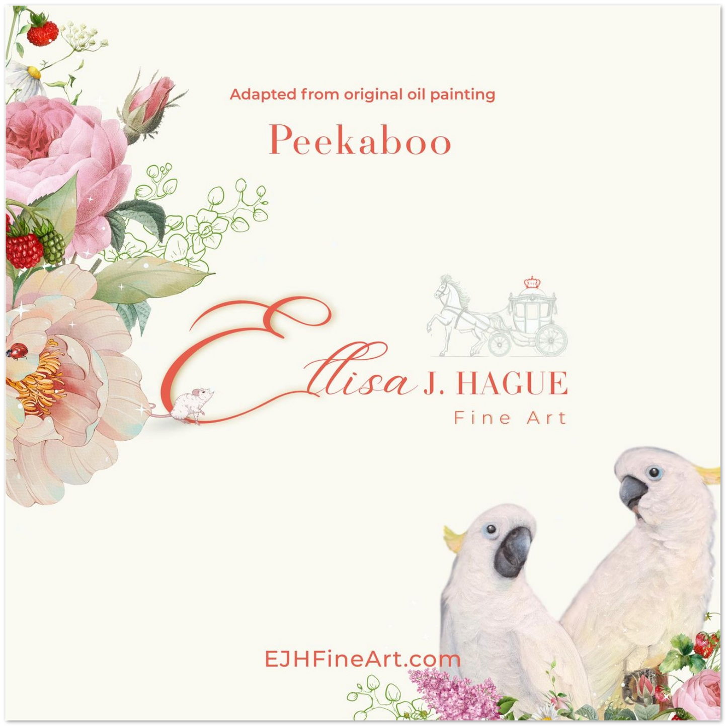 10 blank cards with envelopes - Peekaboo Collection