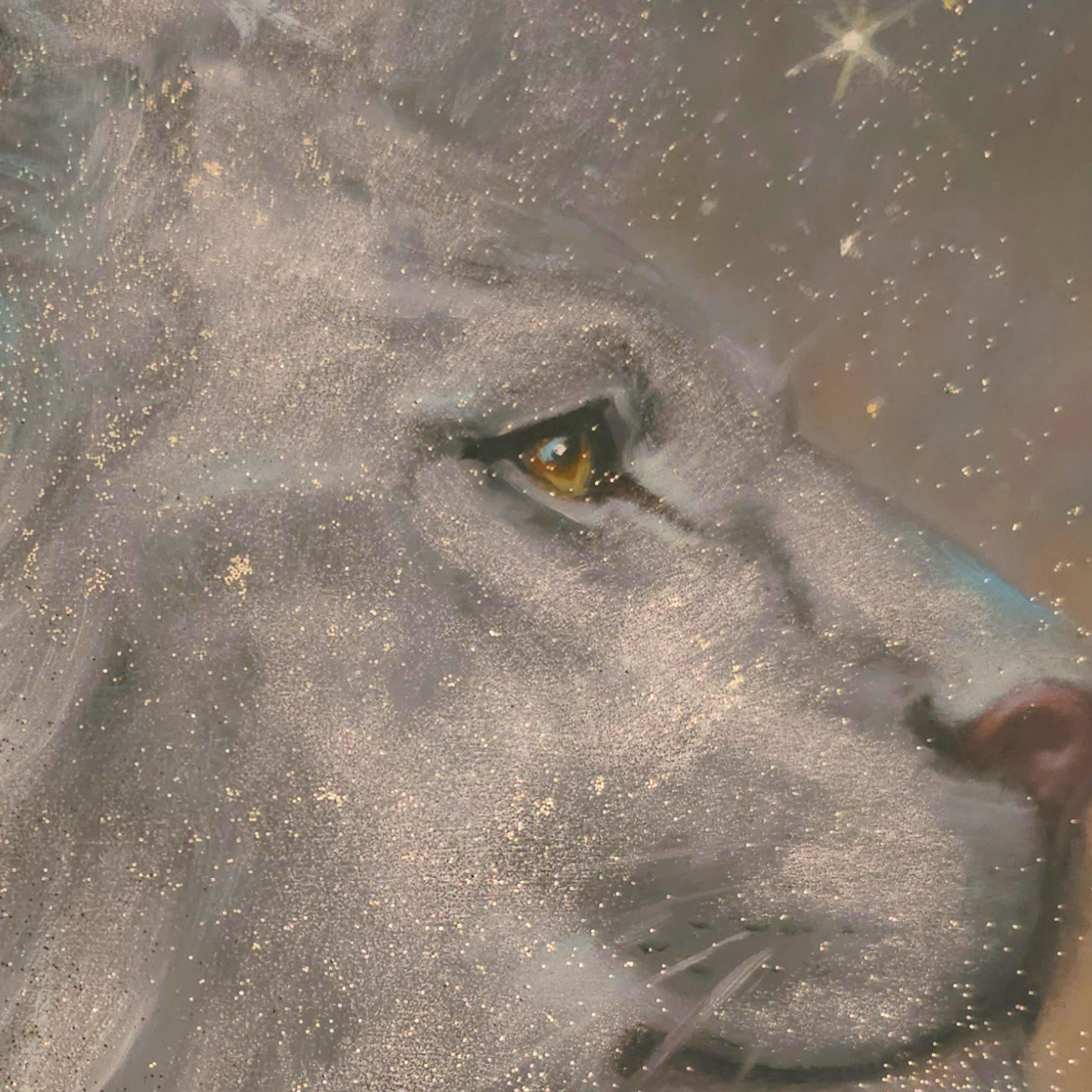 King of the Cosmos framed print