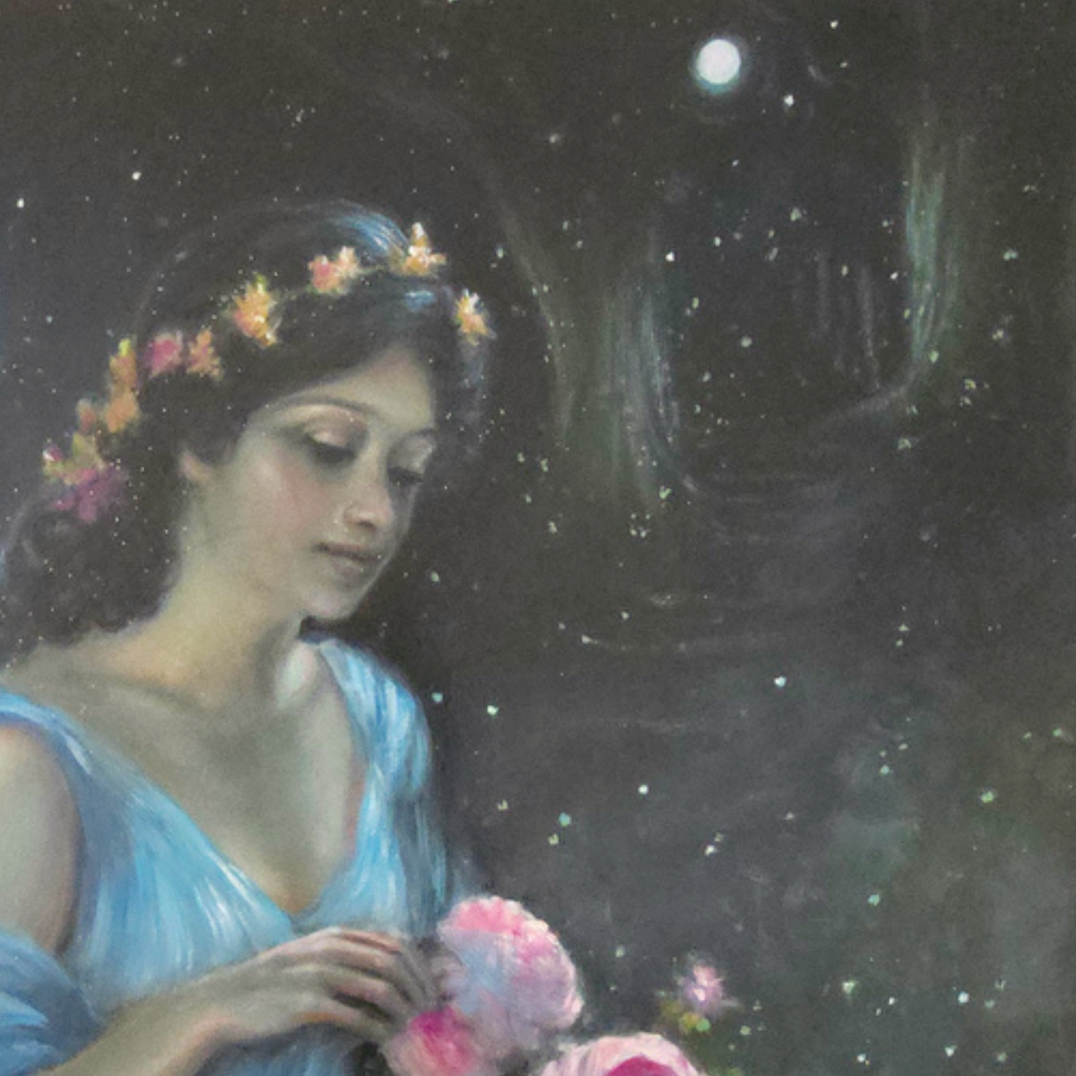 Badroulbadur, oil painting