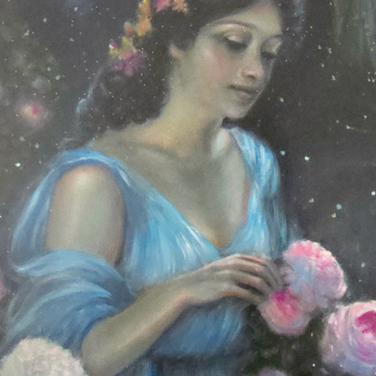 Badroulbadur, oil painting