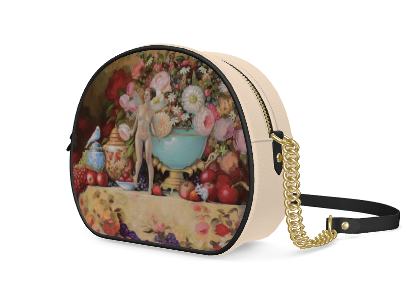 Hedgerton Fairy Luxurious Leather Circular Handbag