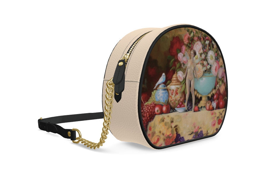 Hedgerton Fairy Luxurious Leather Circular Handbag