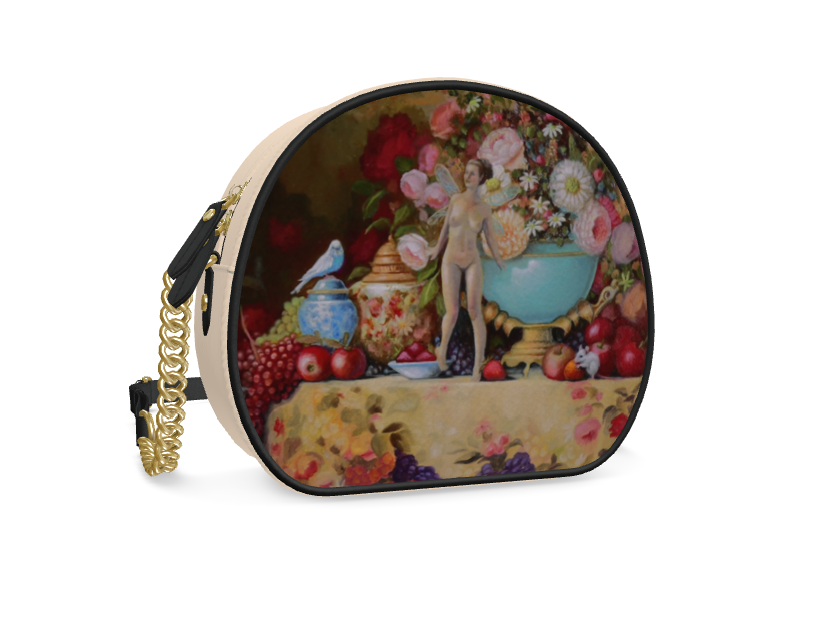 Hedgerton Fairy Luxurious Leather Circular Handbag