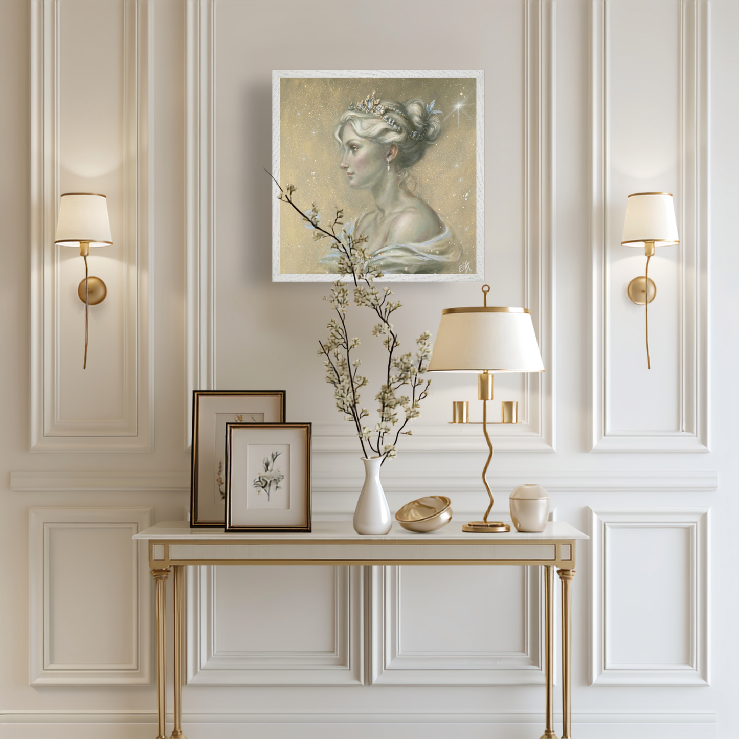 Daughter of the Moon - Masters Edition premium framed print
