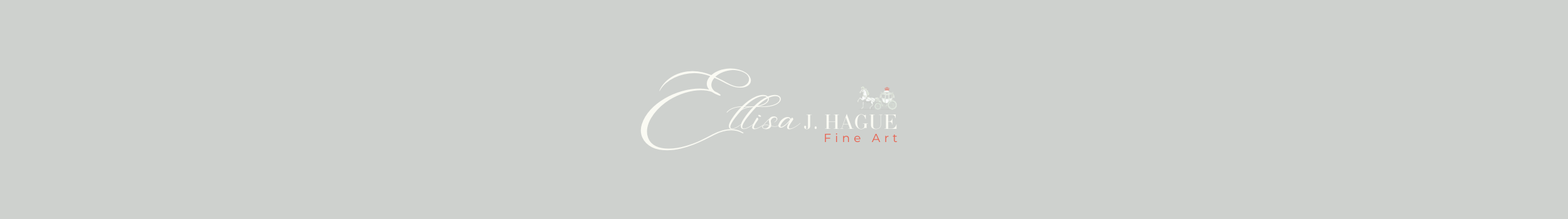 Ellisa Hague logo on a grey background