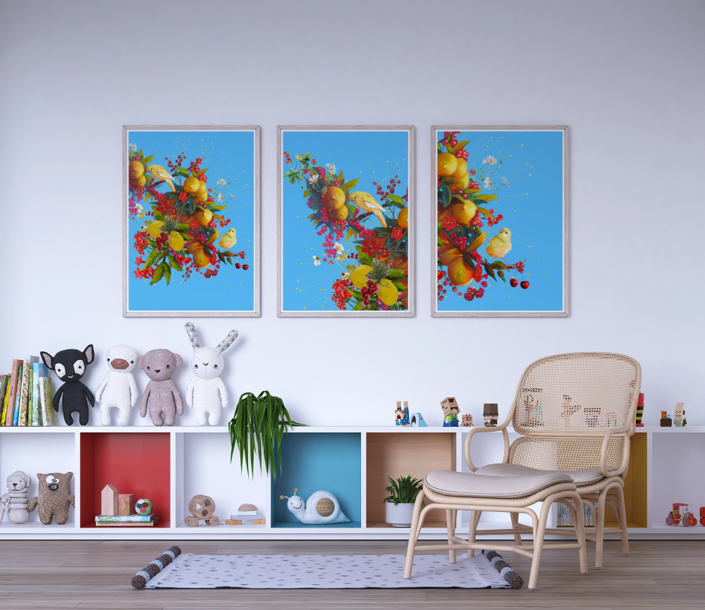 Framed fine art quality print - Lemon Cherry
